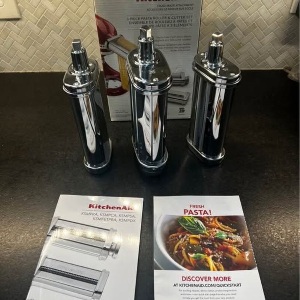 KitchenAid 3-Piece Pasta Roller & Cutter Set